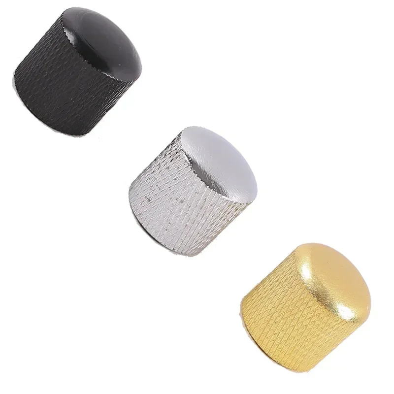 1PC 6MM Metal Electric Bass Guitar Volume Knob Bass Sound Electric Guitar Potentiometer Cap Knob Cap equalizer potentiometer knobs