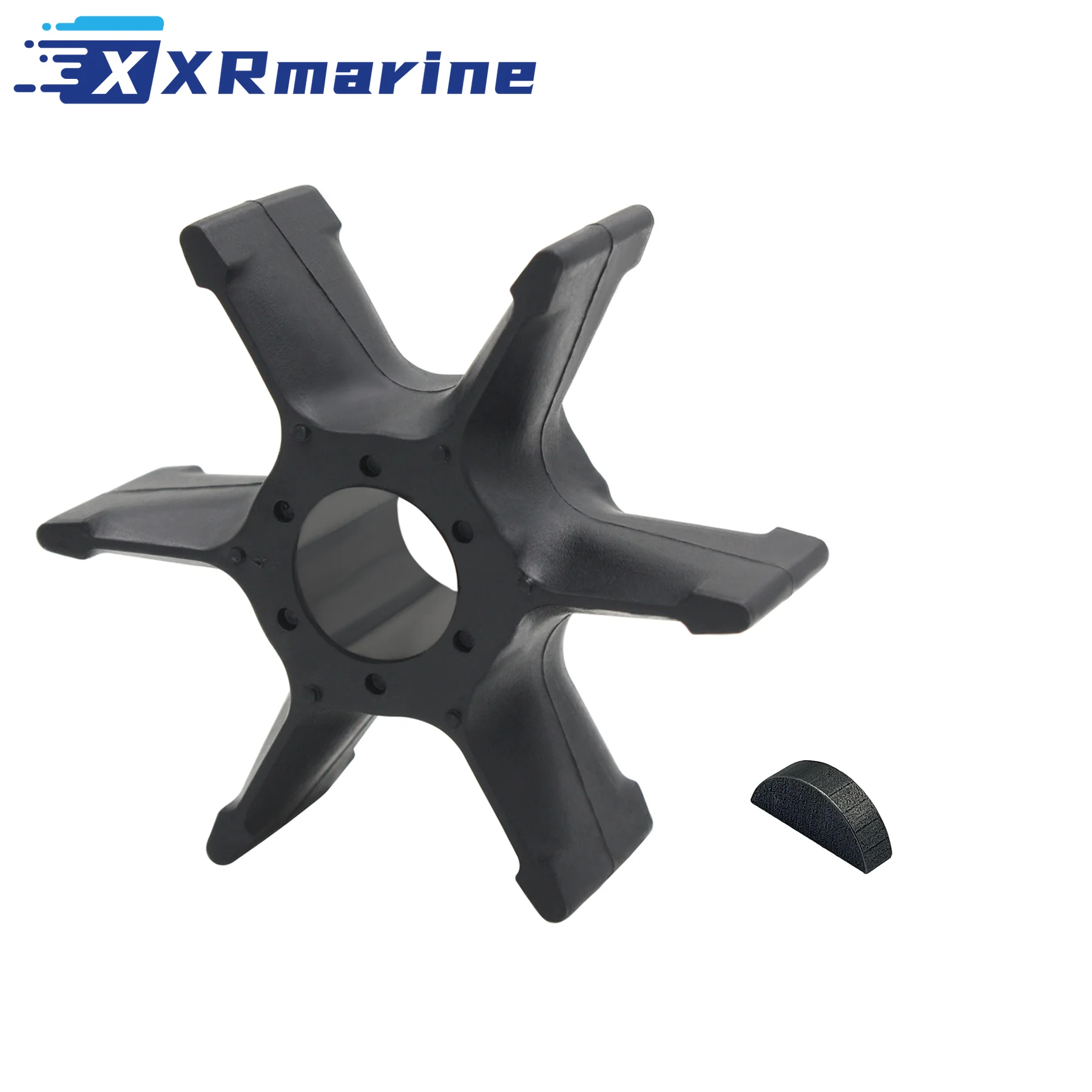 Water Pump Impeller with Key for Yamaha Outboard Engine 40HP 6F5-44352-00 18-3088 Motor 6e5 44352 01 00 water pump impeller for yamaha 115 130 150 175 200 225 250 300hp outboard f115 f150 f200 f225 6e5 44352 00 00