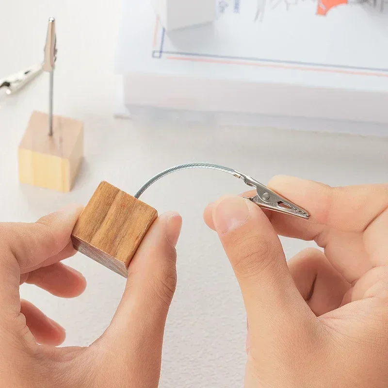 Wooden Memo Clips Business Card Display Stand Photo Picture Holder Message Note Holder Office Desk Organizer card holder,card display stand,desk card holder,photo card holder,postcard holder,sticky note holder,desk organizer