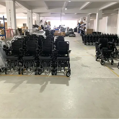 Lithium Battery Aluminum Lightweight Foldable Electric Wheelchair for Disabled Folding Power Wheel Chair Adult Portable 6A  - Image 3