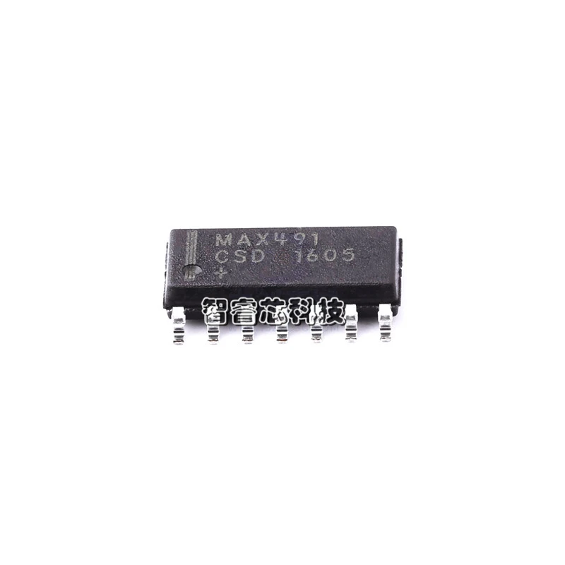 

5Pcs/Lot New Original MAX491CSD MAX491CSD+T Transceiver chip package SOP-14 Integrated Circuit