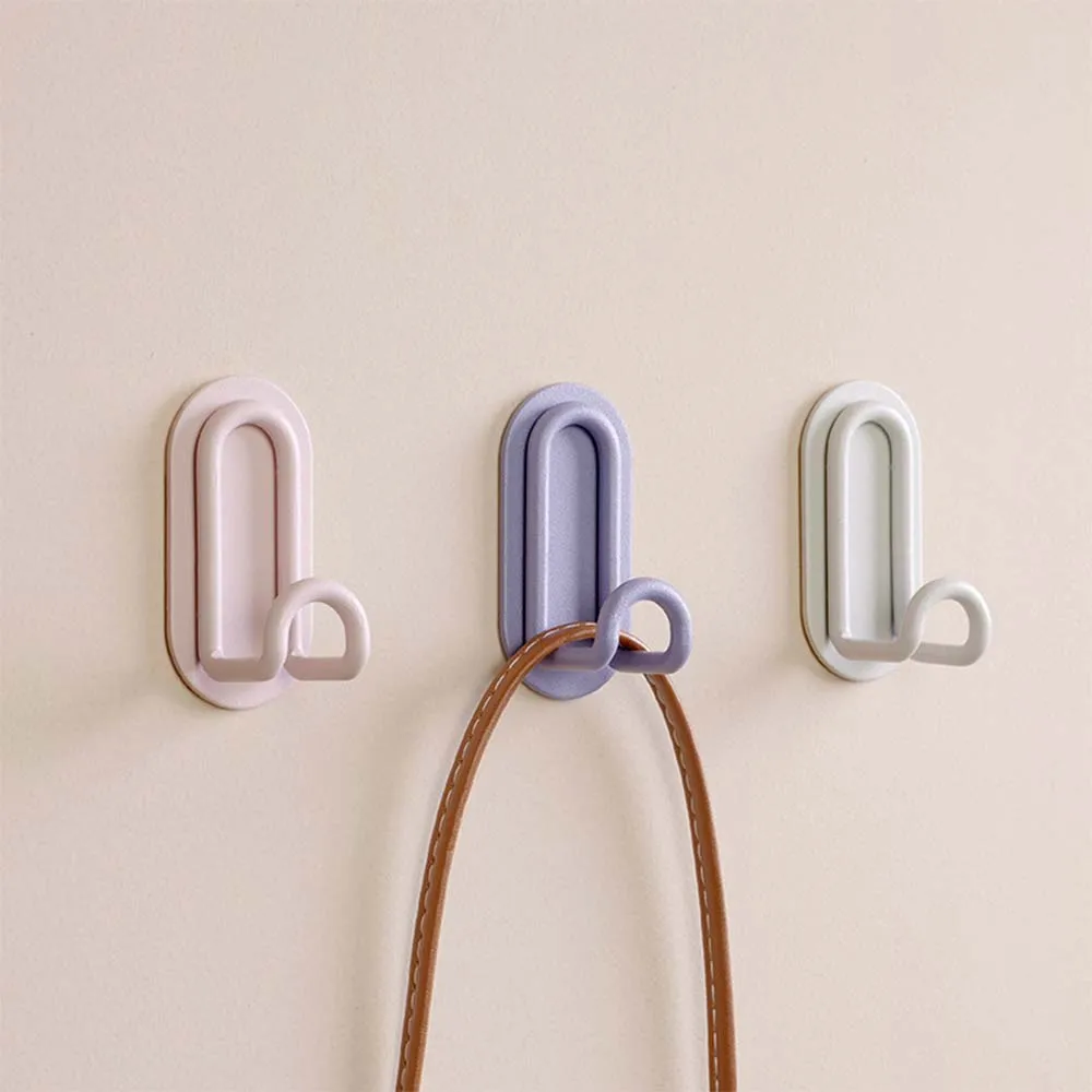 

Hook Strong Viscose Wrought Iron Kitchen Bathroom Towel Clothes Hook Strong Punch-free Wall Hanging Sticky Hook Wall Hook