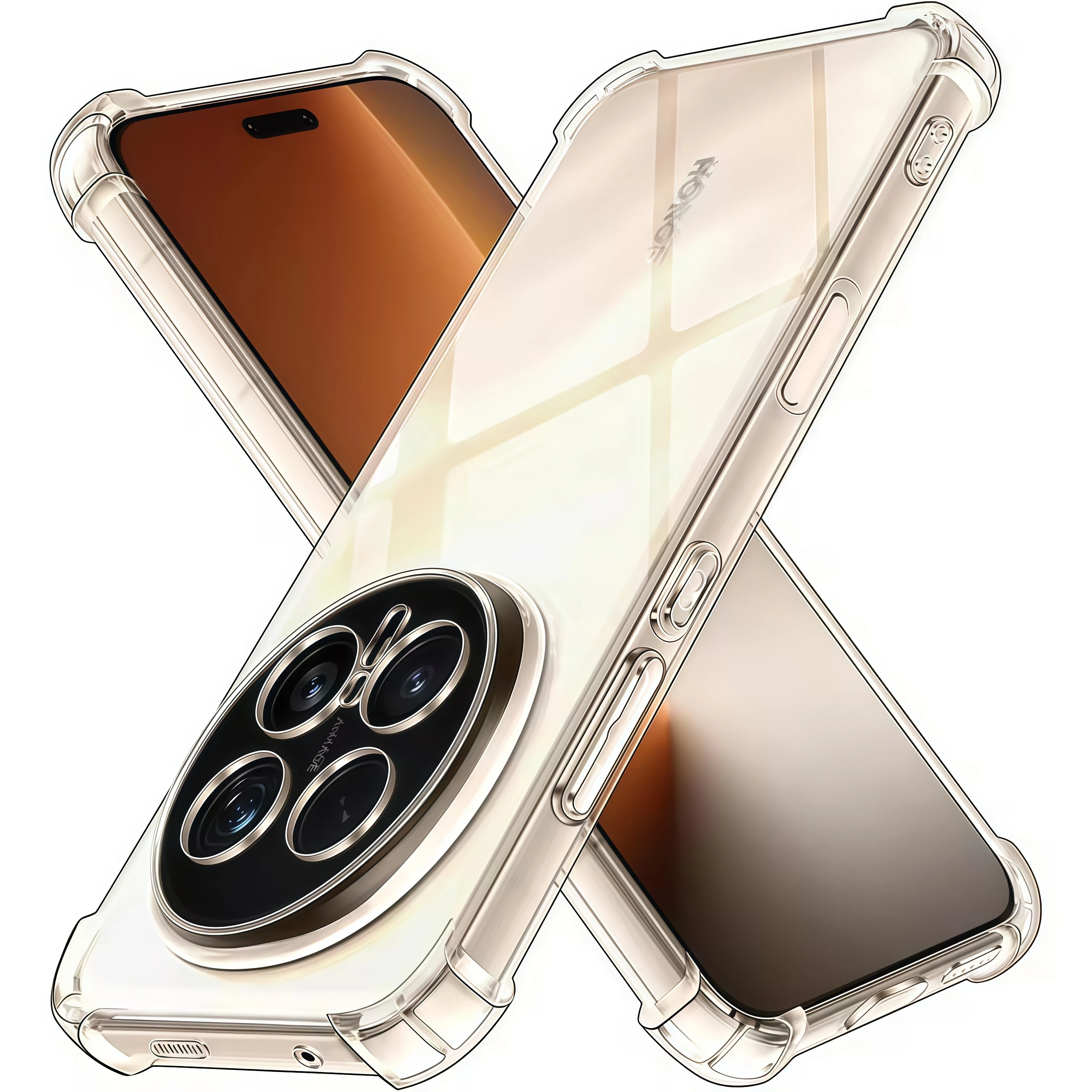 Transparent Shockproof Clear Phone Case Cover