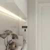 Key Holder for Wall Adhesive, Key Hooks with 4 Hooks Wall Mounted, Black Key Hangers for Wall Decor No Drill for Living Room 5