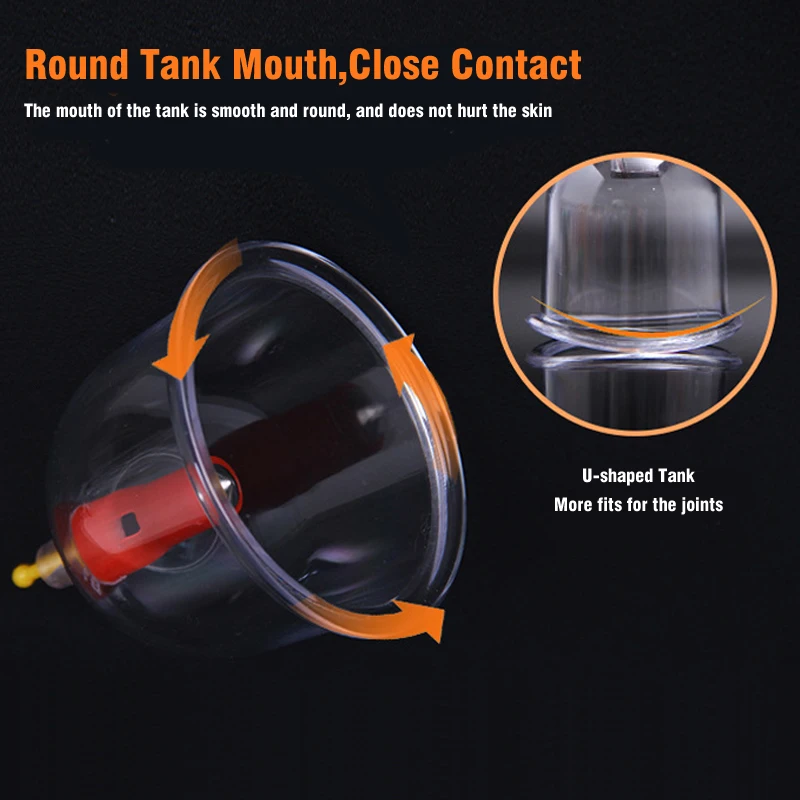 Household 32 Cans Chinese Vacuum Suction Cup Cupping Therapy Body Massager Non-glass Jars Set Acupuncture Cupping Massage Cups 3