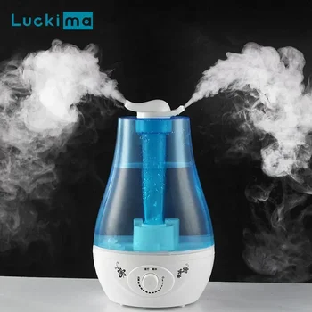 3000ML Ultrasonic Air Humidifier Double Sprayers for Home Office Baby Room Big Mist Volume Fog Mist Maker Essential Oil Diffuser 1