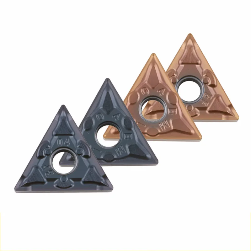 Proguide Original 10 Pieces Carbide Insert TNMG160404/08-BM External Turning Tools for Stainless Steel Metal CNC Turning Blade boring head for milling machine