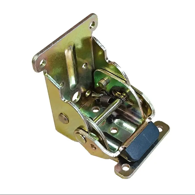 4 Pcs Self-locking Hinge 90 Degrees Locking Folding Hinge Metal Chair Leg Bracket for Beds Tables Folding Leg