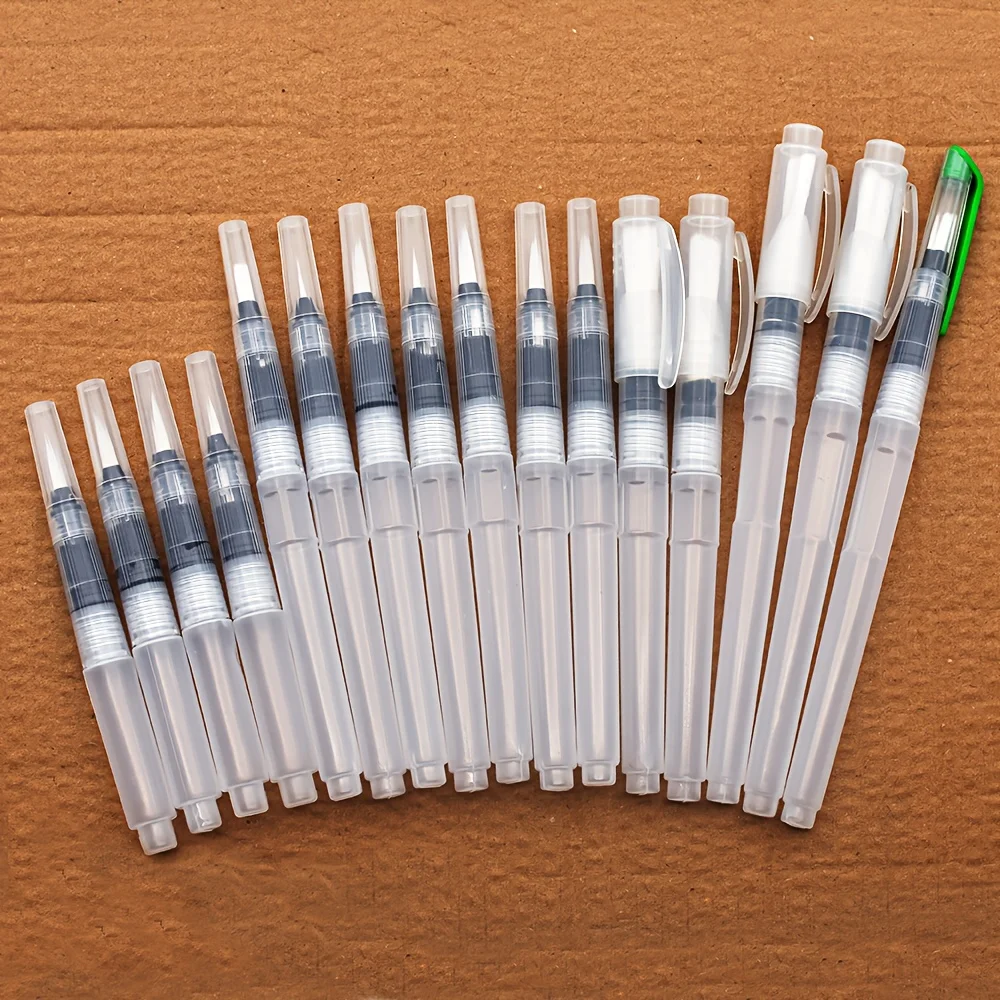 Watercolor Brush Pens Set - Super Easy to Use and Fill, Refillable Watercolor Paint Pens Brush Set of 16 Piece for Water Soluble 5