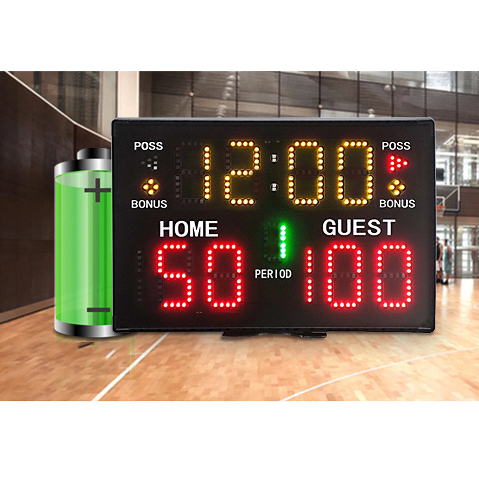 Tabletop Digital Scoreboard Score Keeper Wall Hanging Electronic Scoreboard for Basketball Tennis Sports Competition Boxing Judo sports scoreboard