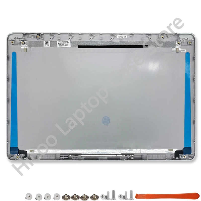 HP 15-DW 15S-DU 15S-DY DR 250 G8 노트북 LCD 뒷면 덮개 전면 베젤 경첩 손목 받침대 하단 케이스 실버 L52012-001 L52007-001