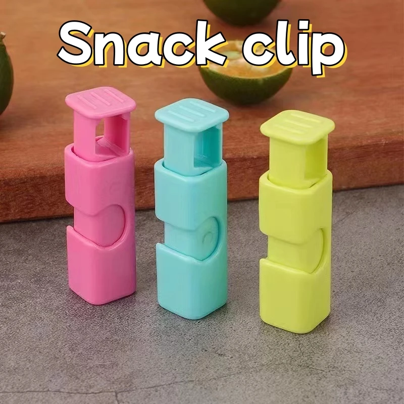 

Пружинный зажим для ежедневного запечатывания пакетов, многофункциональный влагостойкий упаковщик, пищевой безопасный полипропиленовый материал