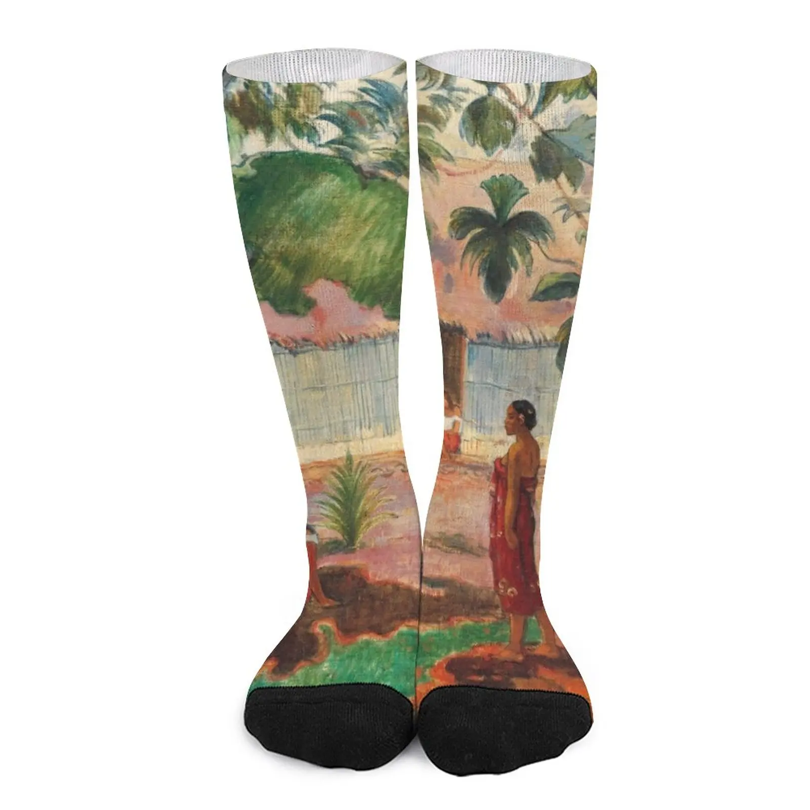 The Large Tree (1891) by Paul Gauguin. Socks Argentina Stockings