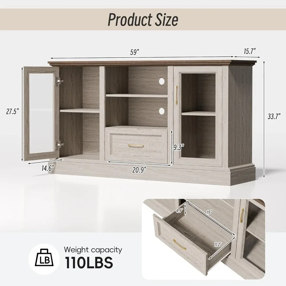 Farmhouse TV Stand 1