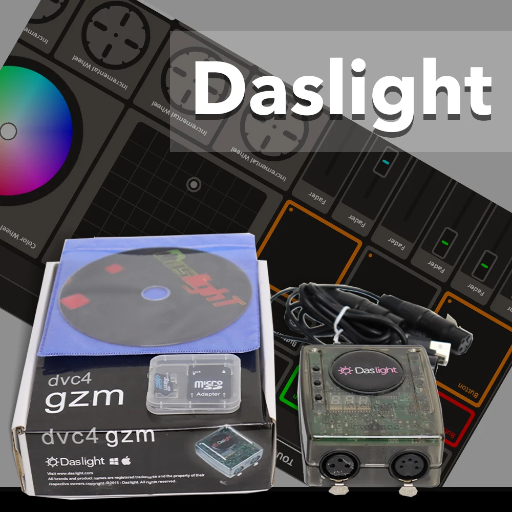 ほぼ未使用】Daslight DVC4 GOLD DMXインターフェース