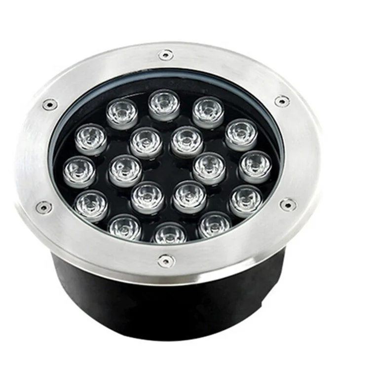 36W 220V Waterproof Inground Uplight Landscape Light Recessed Outdoor Deck Garden Ground IP67 Buried Lamp Led Underground Light