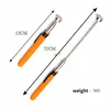 1pc Orange/Red Handle Magnetic Pickup Stainless Steel Antenna Retractable Suction 2