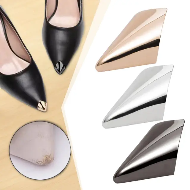Copripunta Metallici Per Tacchi Alti - 2 Paia, Decorazione E Protezione Per Scarpe - Foto 8