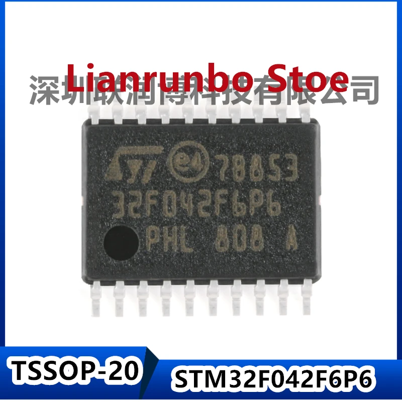 

New original STM32F042F6P6 TSSOP-20 ARM Cortex-M0 32-bit microcontroller MCU