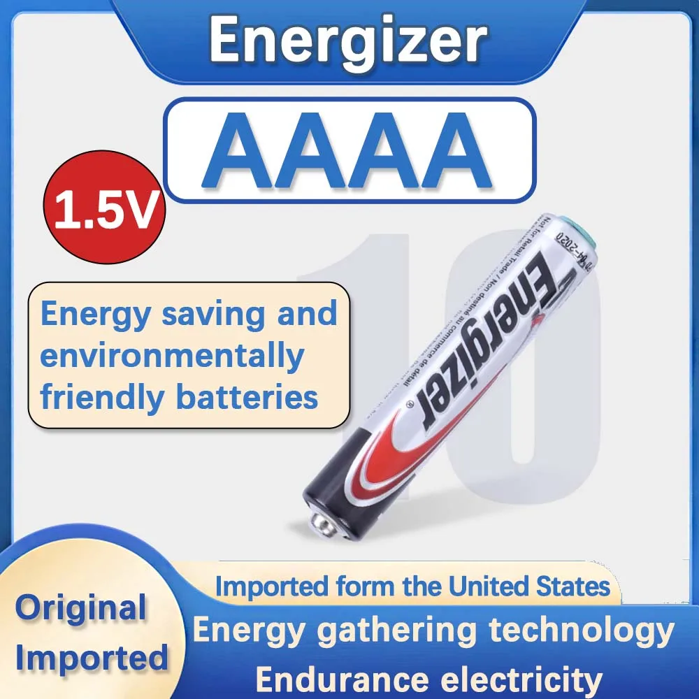 Alkaline Battery 4PCS Energizer 1.5V LR61-E96 AAAA Primary Battery For Bluetooth Headset Laser Pen