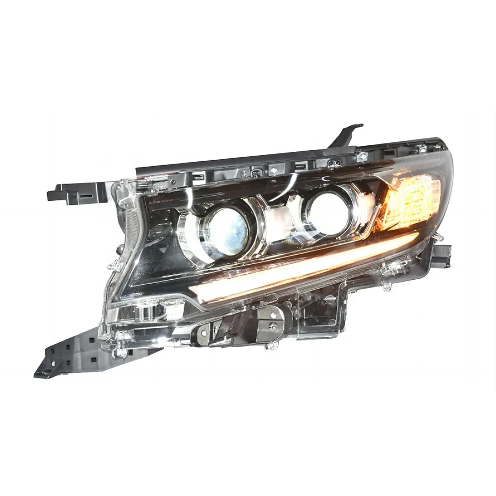 Replacement Led Headlight Headlamp For Land Cruiser Prado 150 2017-2018 Car AccessoriesLED 1pc led rectangular headlight projector 7x6 5x7 inch sealed beam replacement hi lo beam drl headlamp bulb for wrangler
