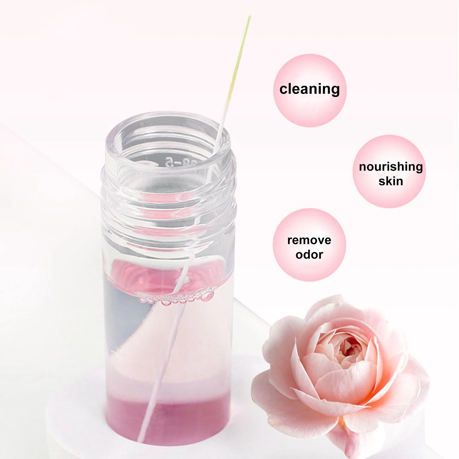Ear Piercing Cleaning Kit Deodorant Blocking Free Cleaning Ears Holes Tools 15ml Solution 70pcs Lines