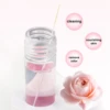 Ear Piercing Cleaning Kit Deodorant Blocking Free Cleaning Ears Holes Tools 15ml Solution 70pcs Lines 5