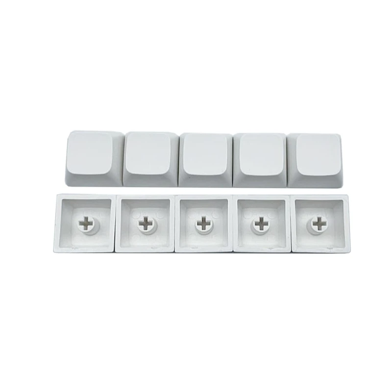 

2024 New 10 Pieces PBT Not Engraving Blank Keycap XDA Height 1U Dyeing Sublimation for Key Caps for Cherry Mx Switches
