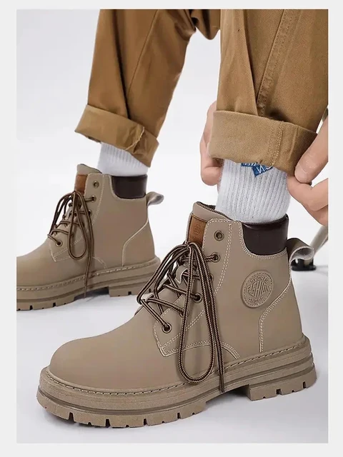 Botas Retrô de Trabalho Masculinas: Proteção, Estilo e Conforto para o Trabalho