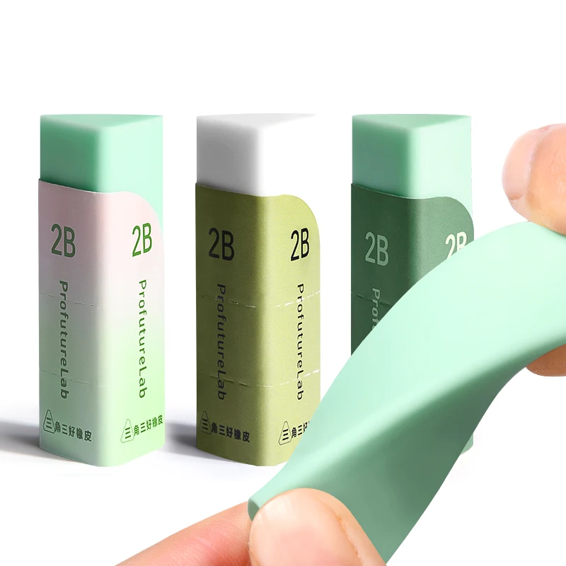 M&G Triangle-Shaped Pencil Eraser Ultra-Clean, Minimal Residue, Leaves Minimal Marks Student 2B Exam Eraser Artist Pencil Sketch