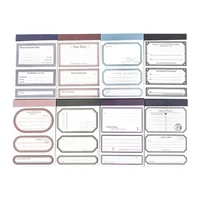 50 Pcs/Lot Special paper border for note book, removable light retro base material paper border 8 types 1