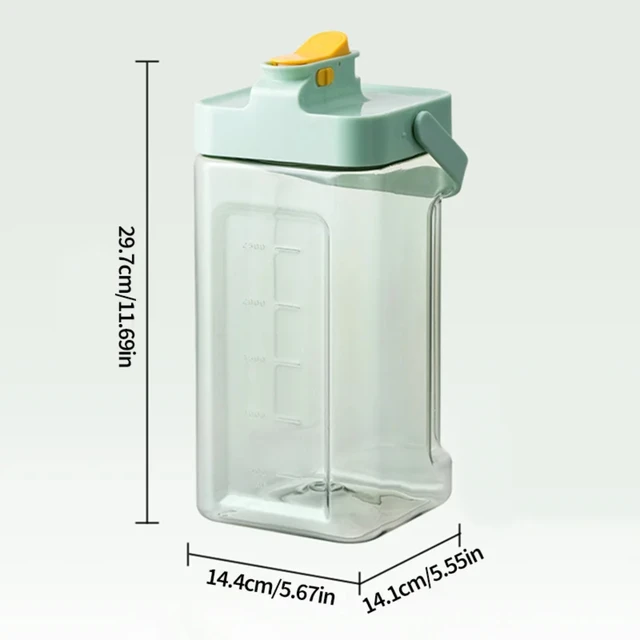 3.5L Refrigerator Cold Water Bottle Large Capacity Kettle with Faucet Iced Beverage Dispenser Kitchen Drinkware Container 4
