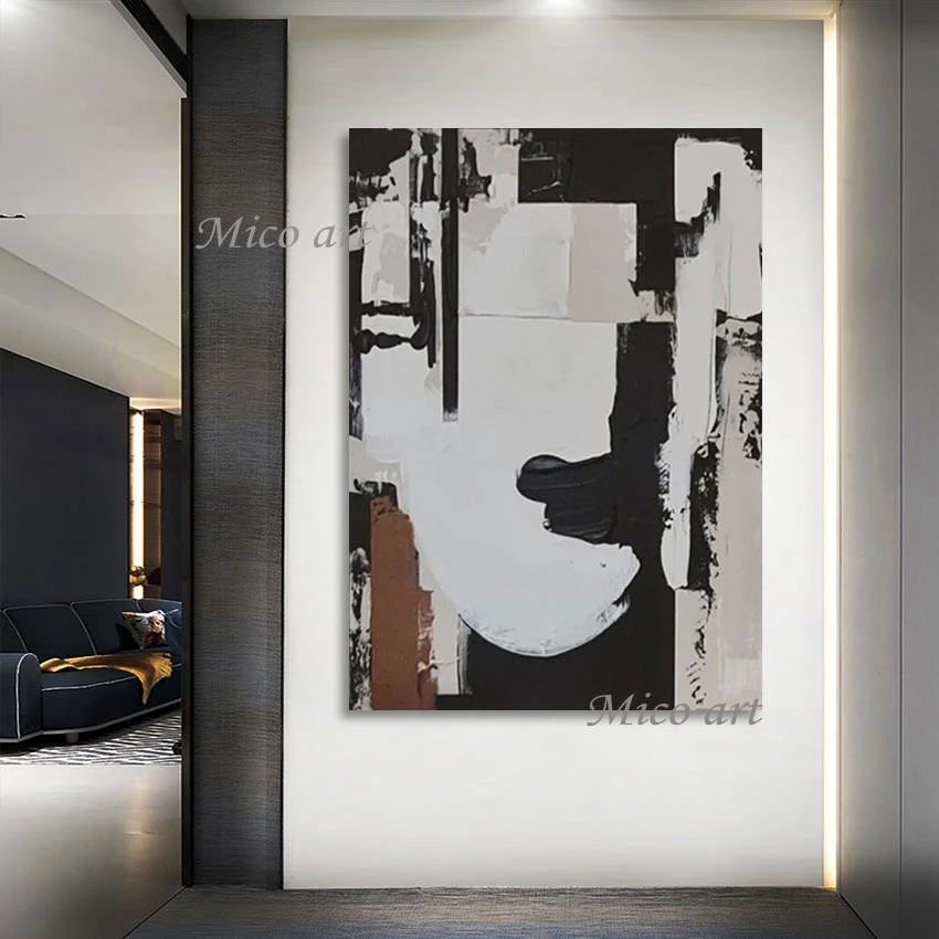 

Геометрическое Искусство Новый Дизайн Холст Настенная картина последнее поступление спальня домашняя декоративная чистая ручная работа абстрактная картина маслом без рамки