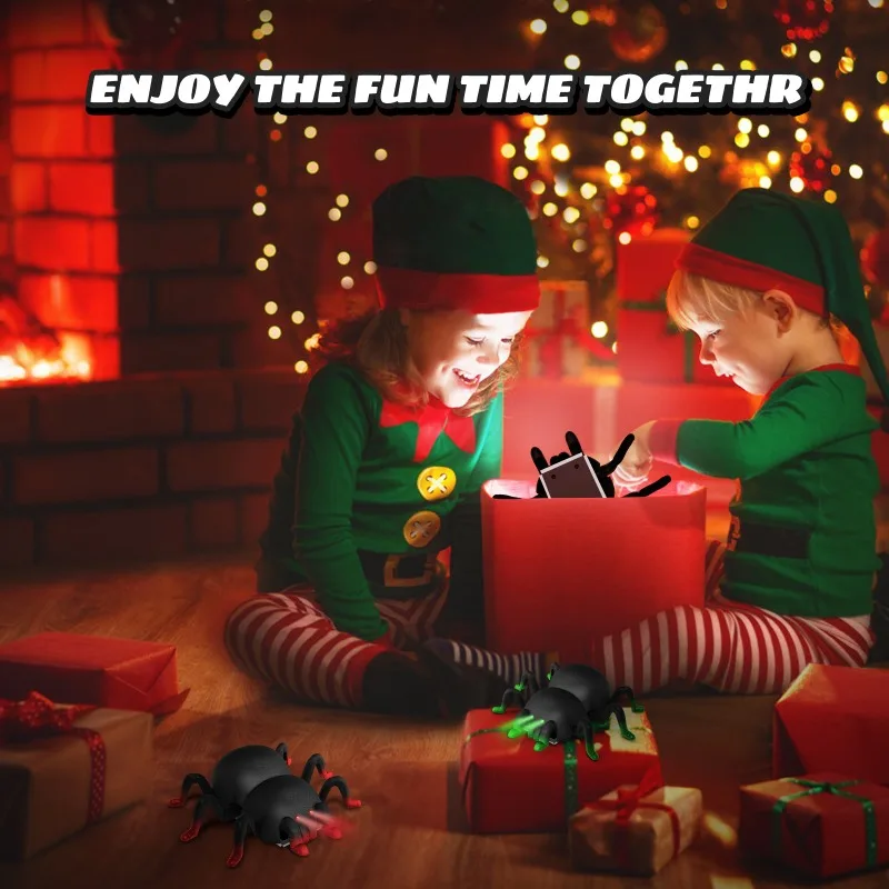 RC Toy Prank Simulation Spider Wall Climbing Remote Control Stunt Car Christmas Halloween Funk Toys Gifts for Adult and Children 6