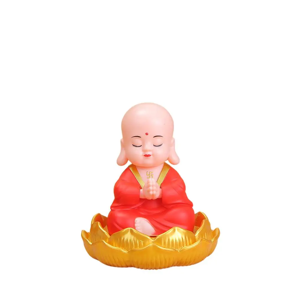 Solar Foguang Tathagata Decoration Car Interior Creative Decoration Tathagata Car Decoration Little Doll Swinging Buddha 2