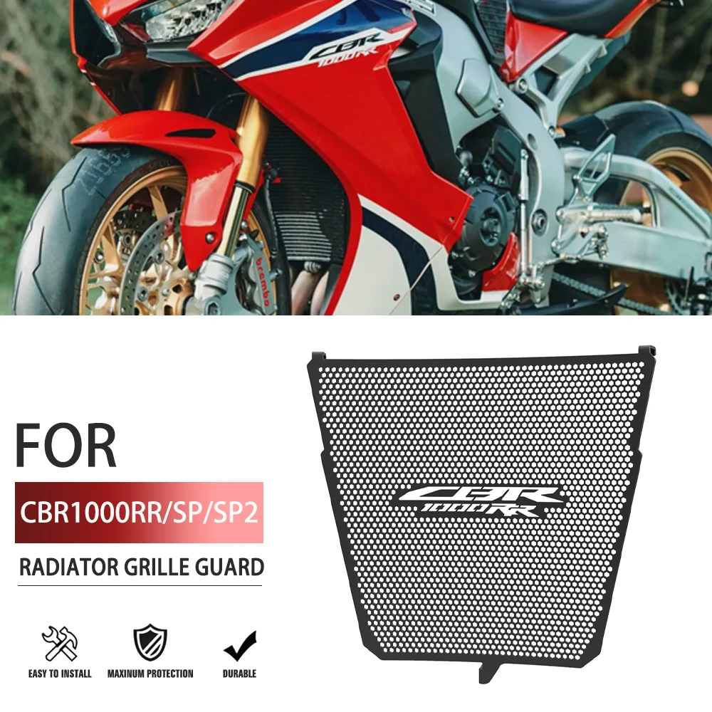 

For Honda CBR1000RR CBR 1000RR SP CBR 1000 RR SP2 2017 2018 2019 Motorcycle CNC Radiator Protection Grille Guard Protector Cover