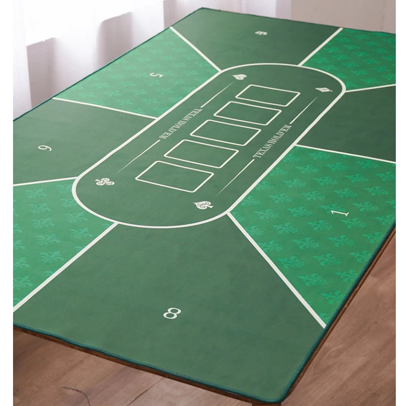 Tappetino Da Poker Professionale 100x60 Cm - Verde, Superficie Liscia, Lavabile - Foto 4