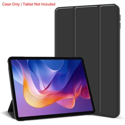 Tri - Fold Magnetic PU Leather Protective Case with Auto Sleep/Wake for Redmi Pad 2 2025 (YT Black)