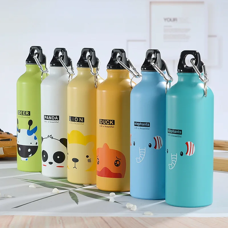 Alloy Sport Water Bottle 500ml Hiking Camping Cycling Water Bottle Kettle with Buckle sports water bottle sports bottle water bottle