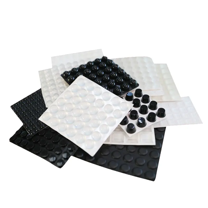 1 pcs  silicone cushion mat self adhesive pad black/clear rubber feet cabinet plug bumper pad adhesive cushion cabinet door mat - Image 6