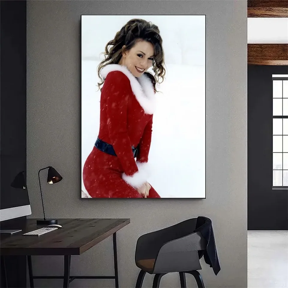Affiche Toile Mariah Carey - Décoration Murale 20x30 Cm, Style Sans Cadre, Pour Chambre, Salon, Bureau