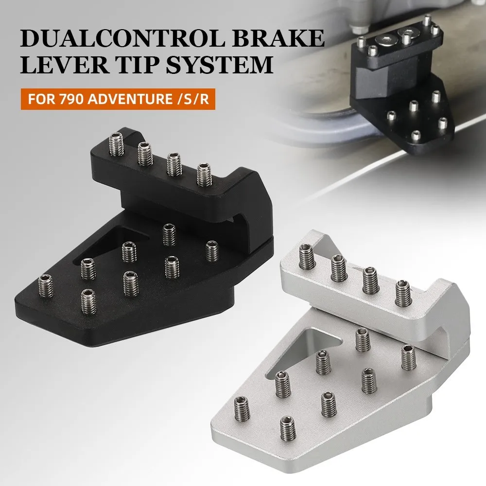 

Motorcycle For 790 ADVENTURE /S/R 2018-2019-2020-2021-2022-2023 DualControl Brake Lever Tip System Enlarger And Riser 890 Adv