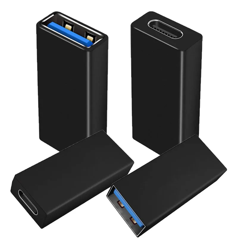 High-Speed USB Type-C to USB 3.0 Adapter - Female to Male Converter for PCs, Laptops, Chargers, and U-Disks