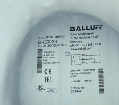 

Датчик приближения BHS0028 BES 516-300-S205-D-PU-03