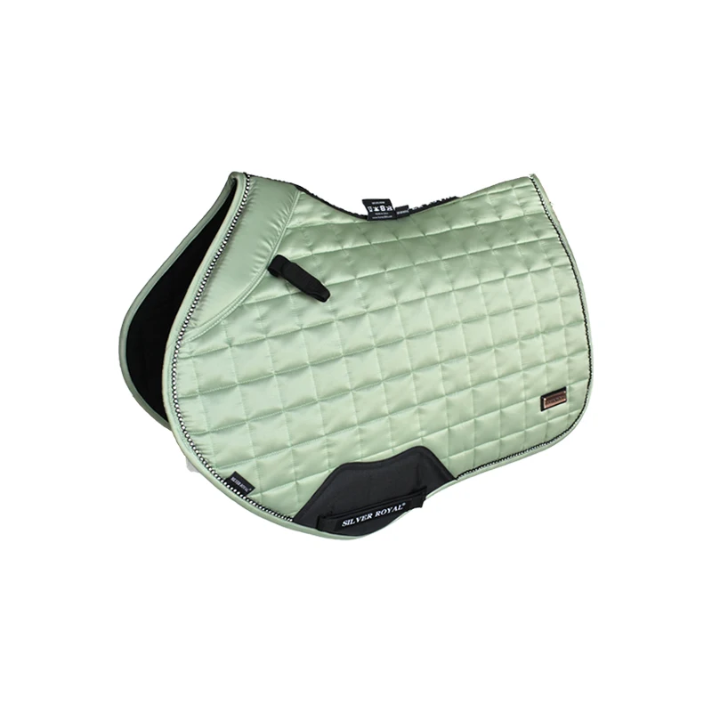 British Sweat Drawer Saddle Pads Square Satin Horse Riding Pad Saddlecloth