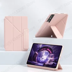 Premium PU Leather Stand Magnetic Cover for Legion Y900 13 inch (Pink)