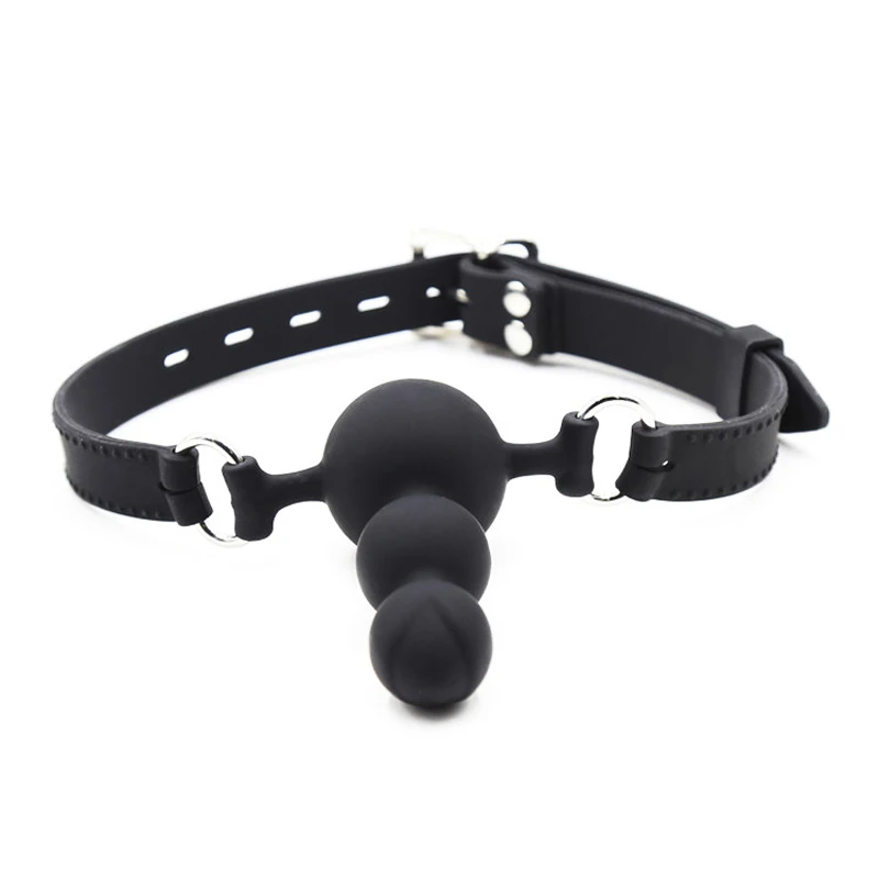 Sex Game Adult Toys Mouth Gag Anal Big Beads Mouth Plug Sex Toys for Couples SM Sex Gag Sex Tools for Woman Butt Plug Adult Game
