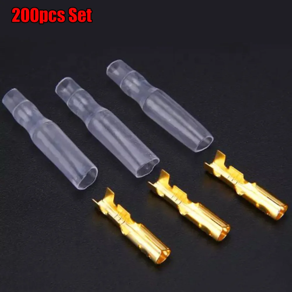 Description Picture 4 of item200pcs Terminal Male Female Electric Cable Wire Connector Socket Classic Terminal 3.9mm For Electric Equipment Accessories
