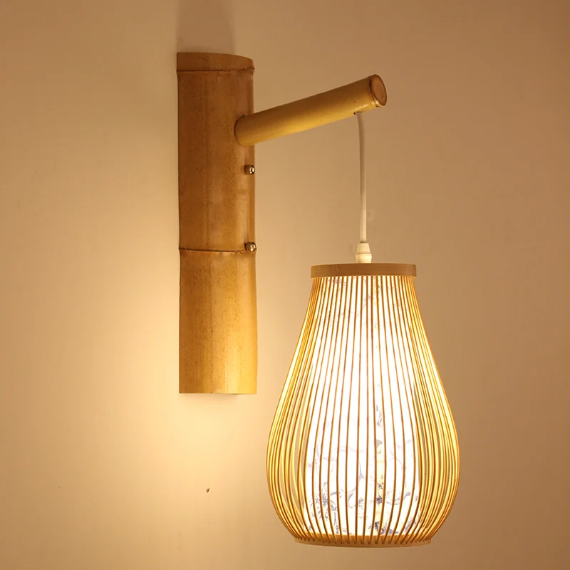 

Настенный светильник Юго-Восточной Азии, коридор, комната, прикроватная лампа, чайная, Ретро лампа для проектов в отеле, лампа для гостиной