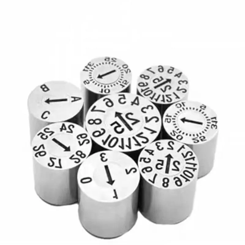 산업용 SUS420 다이 날짜 스탬프 날짜 코드 삽입 날짜 표시 핀 플라스틱 몰드용